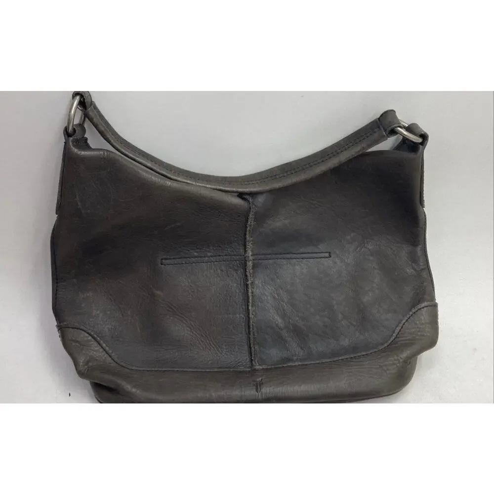 FRYE CARA LEATHER SHOULDER BAG HOBO BAG